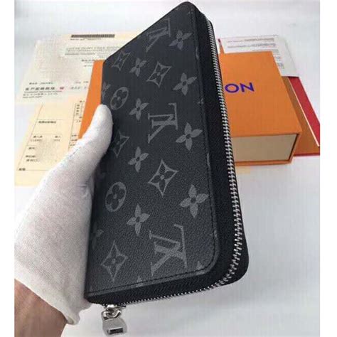 lv monogram eclipse wallet|Lv zippy wallet.